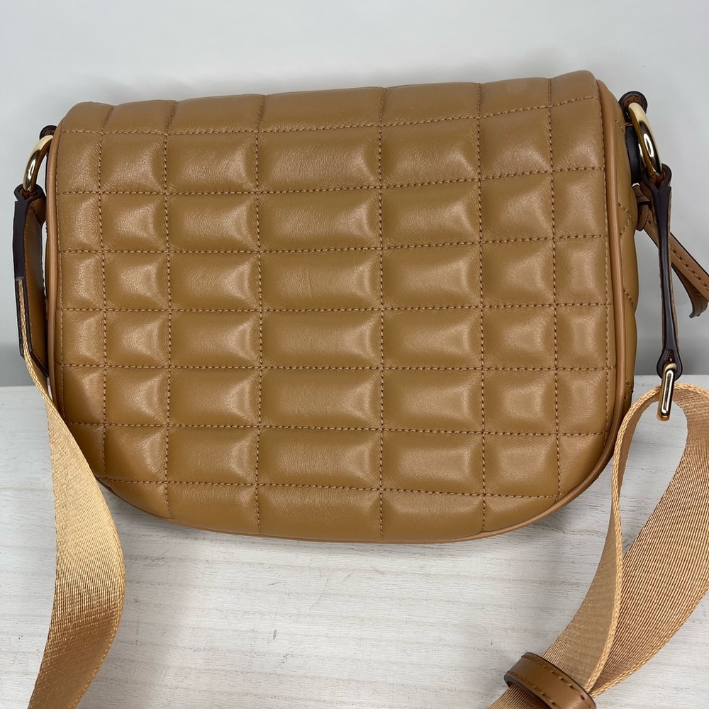 Michael Kors Slater Medium Leather Sling Pack Chain Messenger Travel Casual - Picture 5 of 12